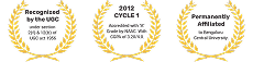 NAAC A+, NIRF, ACBSP accreditation badges