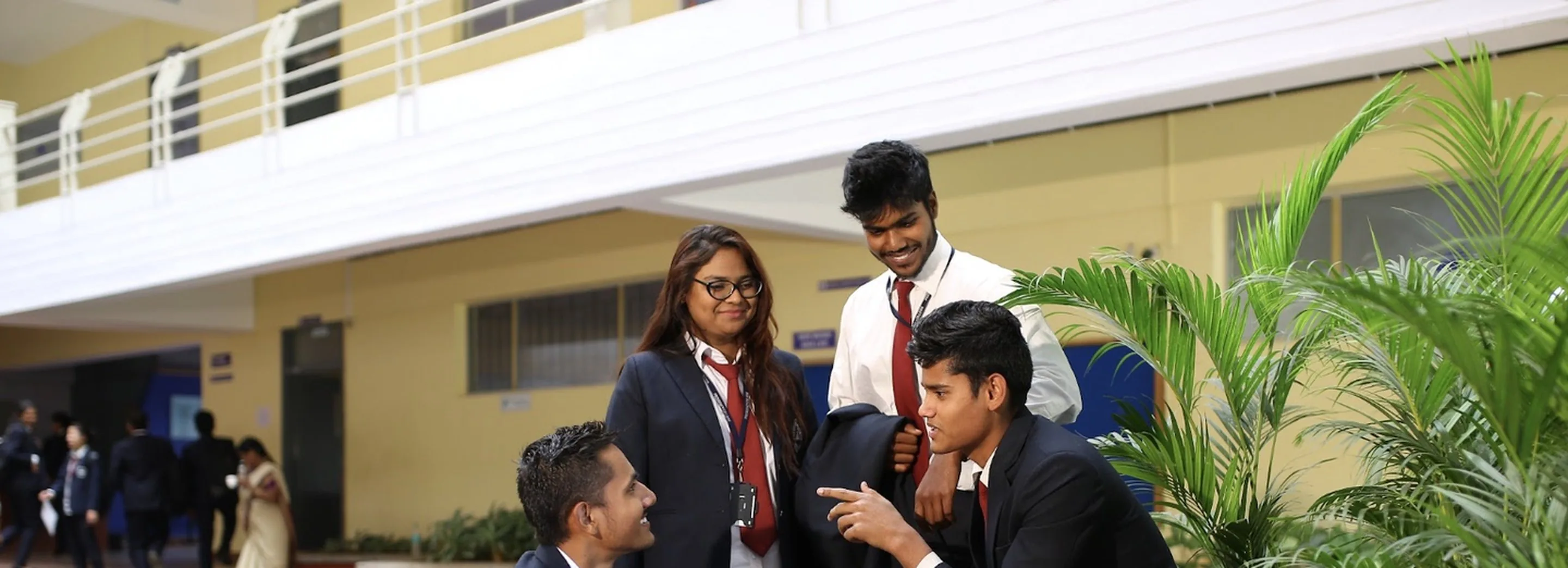 Presidency College students on campus