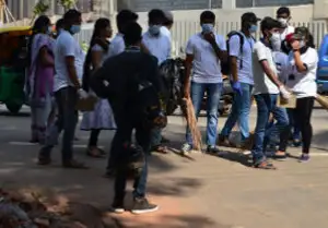 Cleanliness drive by presidency college autonomous